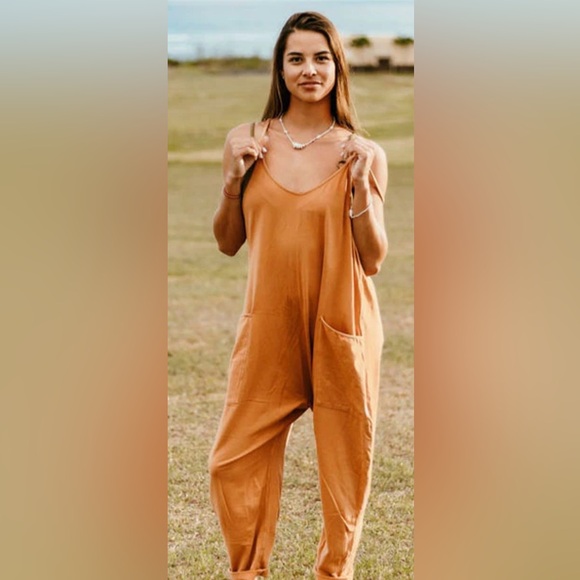 Free People Movement Hot Shot Onesie Toasted Coconut SMALL - Picture 2 of 11